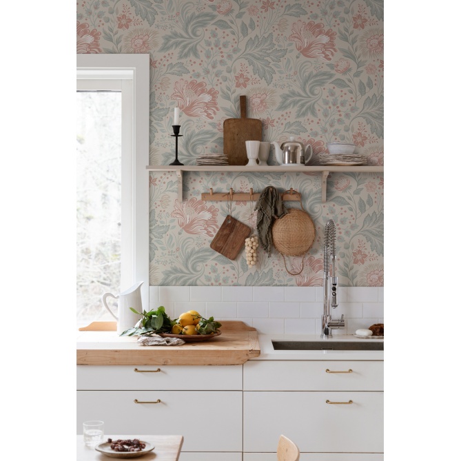 Papel Pintado Flores grandes - JÄMTLA 01 | MURAKE - 878881