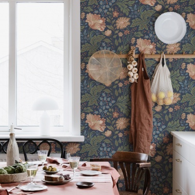 Papel Pintado Flores grandes - JÄMTLA 06 | MURAKE - 878886