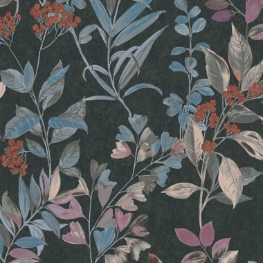 Papel Pintado Vegetación y flores pequeñas - MADAOUA 01 | MURAKE - 83581