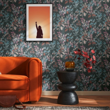 Papel Pintado Vegetación y flores pequeñas - MADAOUA 01 | MURAKE - 83581