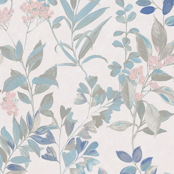 Papel Pintado Vegetación y flores pequeñas - MADAOUA 02 | MURAKE - 83582