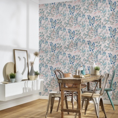 Papel Pintado Vegetación y flores pequeñas - MADAOUA 02 | MURAKE - 83582