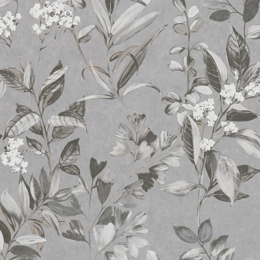 Papel Pintado Vegetación y flores pequeñas - MADAOUA 04 | MURAKE - 83584