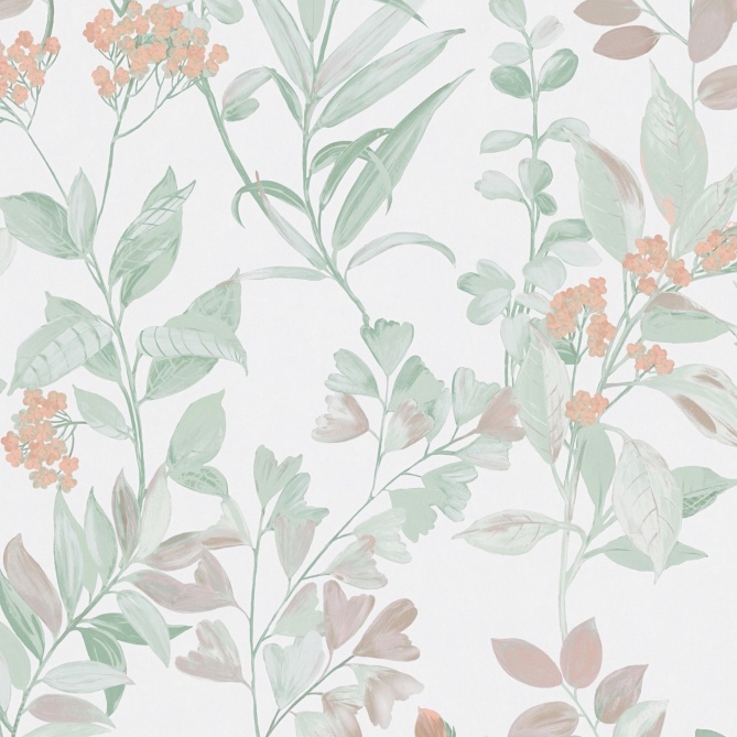 Papel Pintado Vegetación y flores pequeñas - MADAOUA 05 | MURAKE - 83585