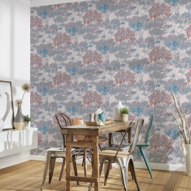 Papel Pintado Bosque y pinceladas - MAINE 02 | MURAKE - 83602