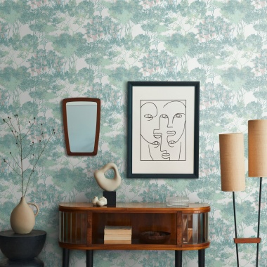 Papel Pintado Bosque y pinceladas - MAINE 03 | MURAKE - 83603