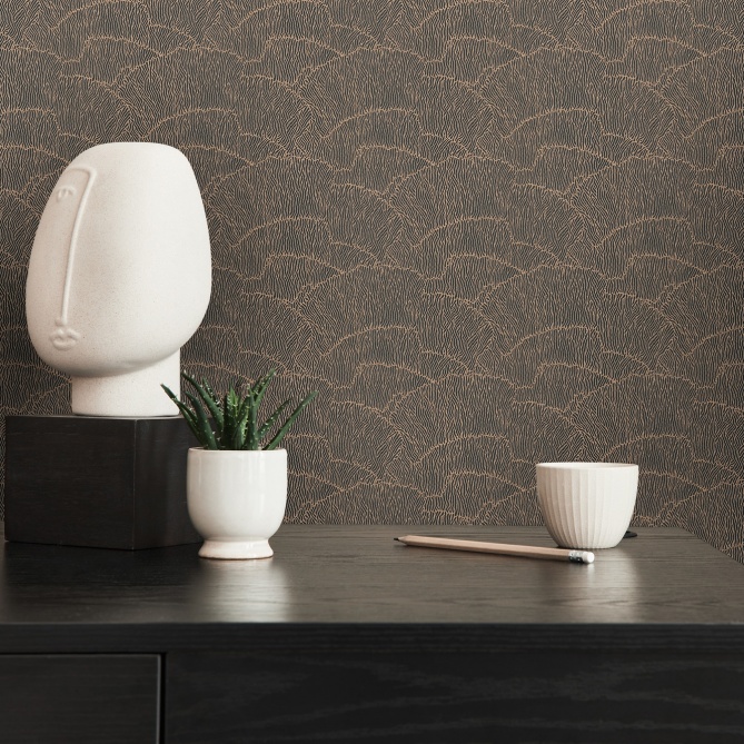 Papel Pintado Hojas abstractas - MARADI 01 | MURAKE - 83611