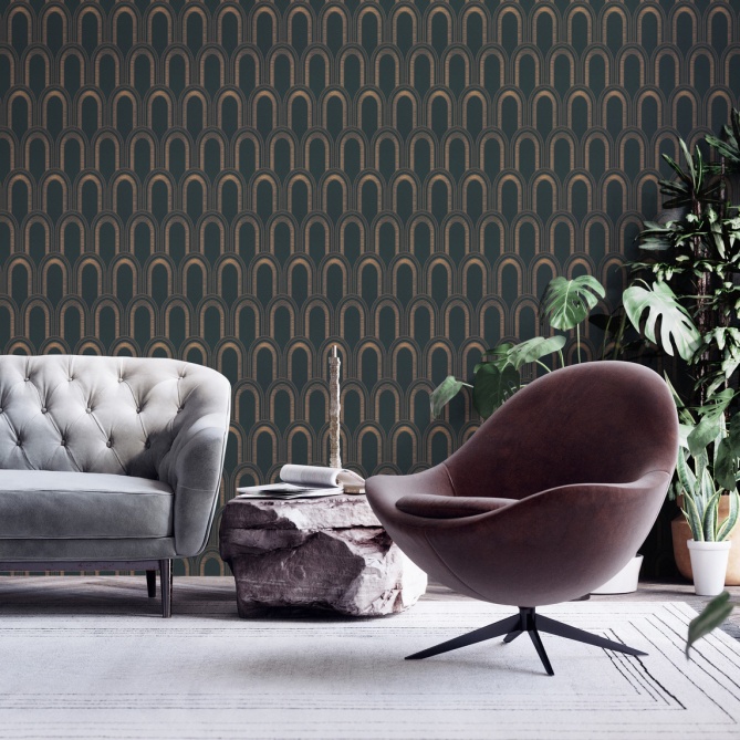 Papel Pintado Arcos ensamblados - MIRRIA 02 | MURAKE - 83627