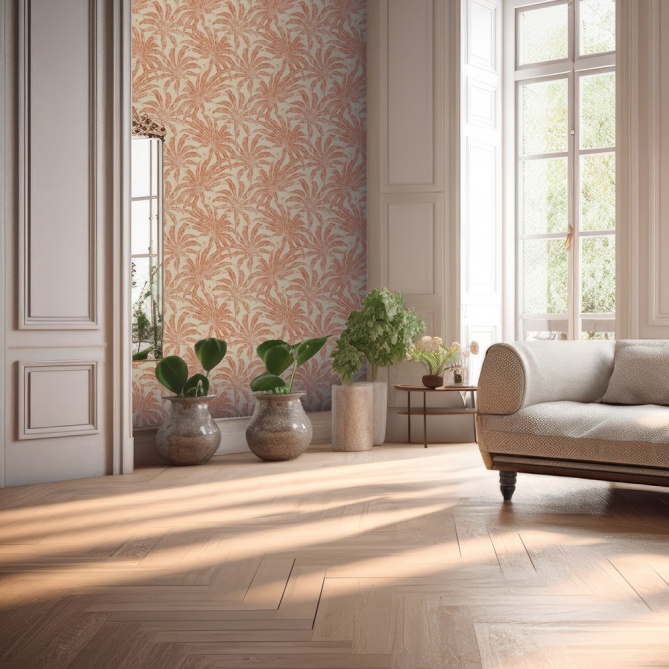 Papel Pintado Palmeras exóticas - CAMALÚ 03 | MURAKE - 85013