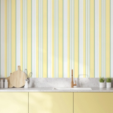 Papel Pintado Raya tricolor - TROJKO 02 | MURAKE - 83082