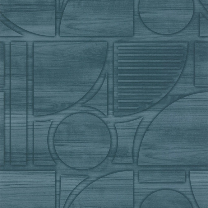 Papel Pintado Madera con diseño geométrico - DABAGA 03 | MURAKE - 83138