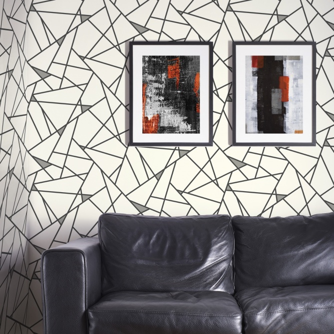 Papel Pintado Geométrico - AIRDRIE 02 | MURAKE - 7031-02