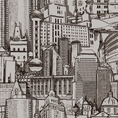 Papel Pintado Edificios de la gran ciudad - NANAIMO 01 | MURAKE - 7031-21