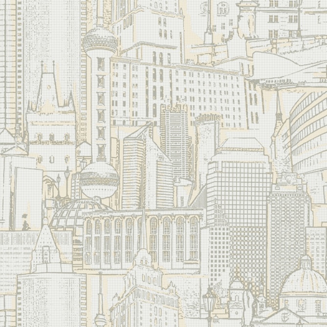 Papel Pintado Edificios de la gran ciudad - NANAIMO 02 | MURAKE - 7031-22