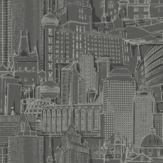 Papel Pintado Edificios de la gran ciudad - NANAIMO 03 | MURAKE - 7031-23