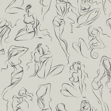 Papel Pintado Silueta cuerpos - GEORGINA 02 | MURAKE - 7031-32