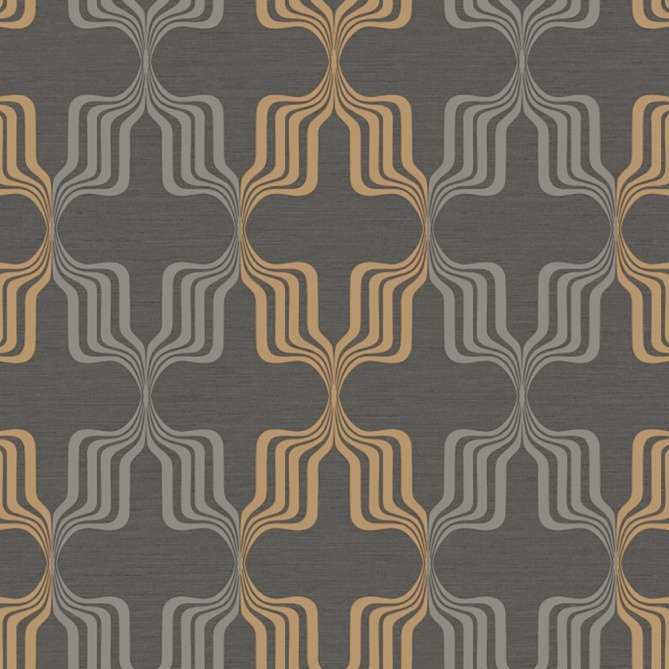 Papel Pintado Geometría retro - GRANBY 01 | MURAKE - 7031-81