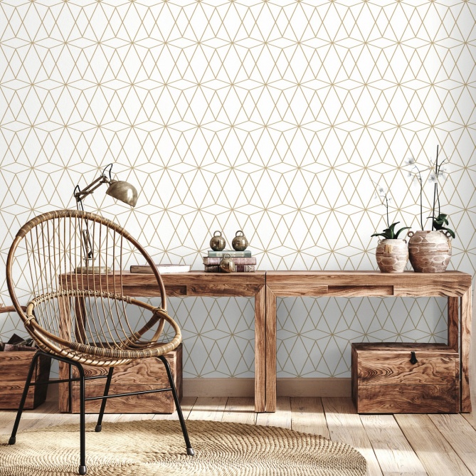 Papel Pintado Geométrico - ABRERA 01 | MURAKE - 86824