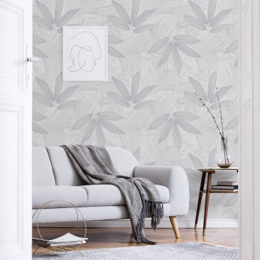 Papel Pintado Hojas grandes - DUMAI 04 | MURAKE - 86844