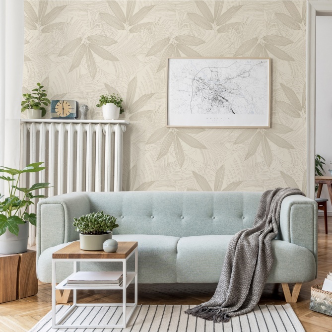 Papel Pintado Hojas grandes - DUMAI 03 | MURAKE - 86843