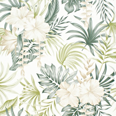 Papel Pintado Floral tropical - GROGOL 03 | MURAKE - 86848