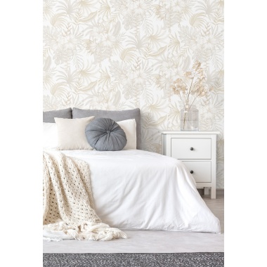Papel Pintado Floral tropical - GROGOL 01 | MURAKE - 86846
