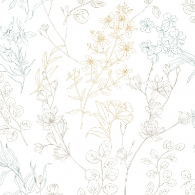 Papel Pintado Plantas silvestres - SILALÉ 01 | MURAKE - 86876