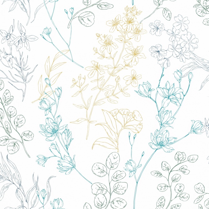 Papel Pintado Plantas silvestres - SILALÉ 03 | MURAKE - 86878