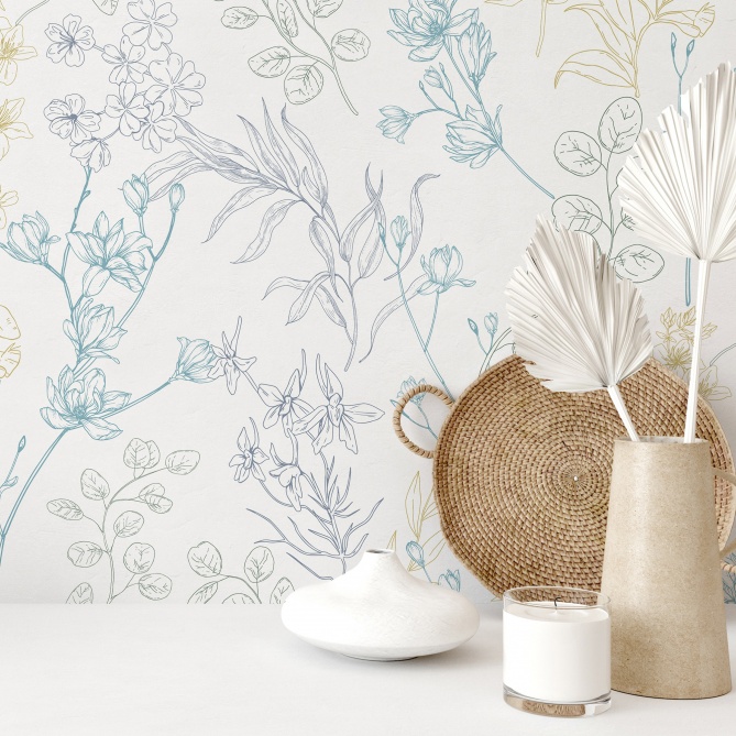 Papel Pintado Plantas silvestres - SILALÉ 03 | MURAKE - 86878