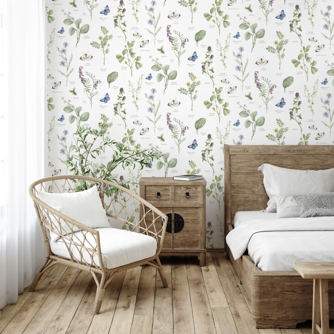 Papel Pintado Herbario - VIEVIS 01 | MURAKE - 86881