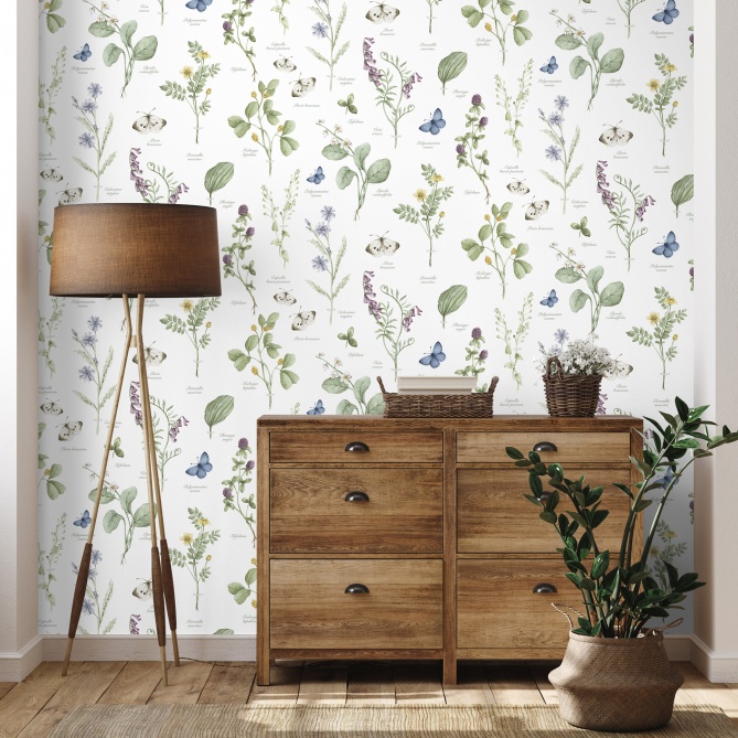 Papel Pintado Herbario - VIEVIS 01 | MURAKE - 86881