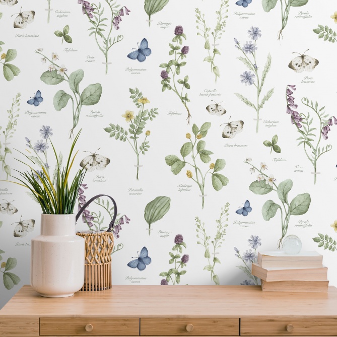 Papel Pintado Herbario - VIEVIS 01 | MURAKE - 86881