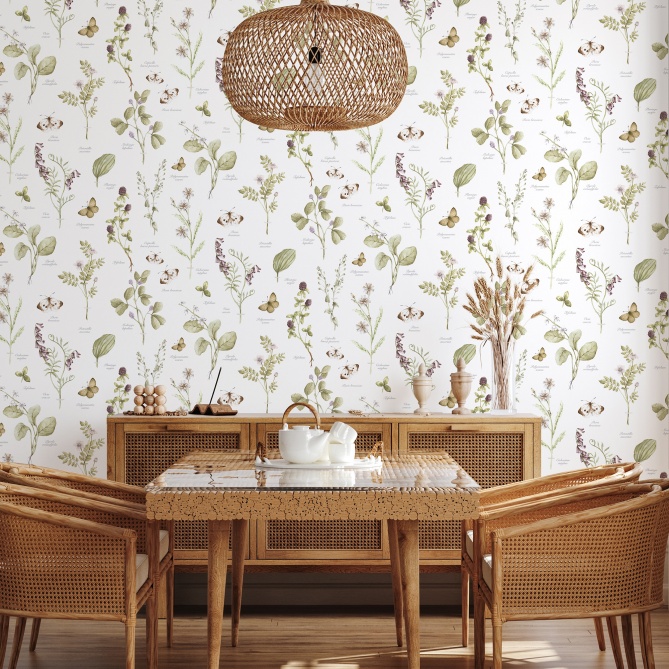 Papel Pintado Herbario - VIEVIS 03 | MURAKE - 86883