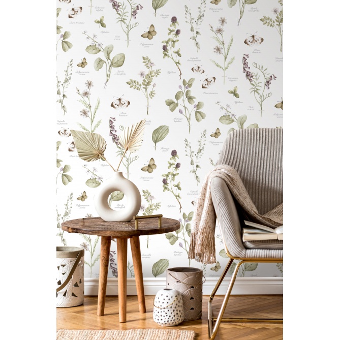 Papel Pintado Herbario - VIEVIS 03 | MURAKE - 86883