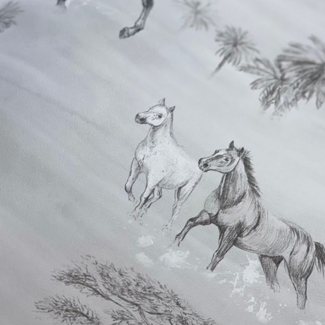 Papel Pintado Caballos salvajes - ROTEBRO 02 | MURAKE - 11492