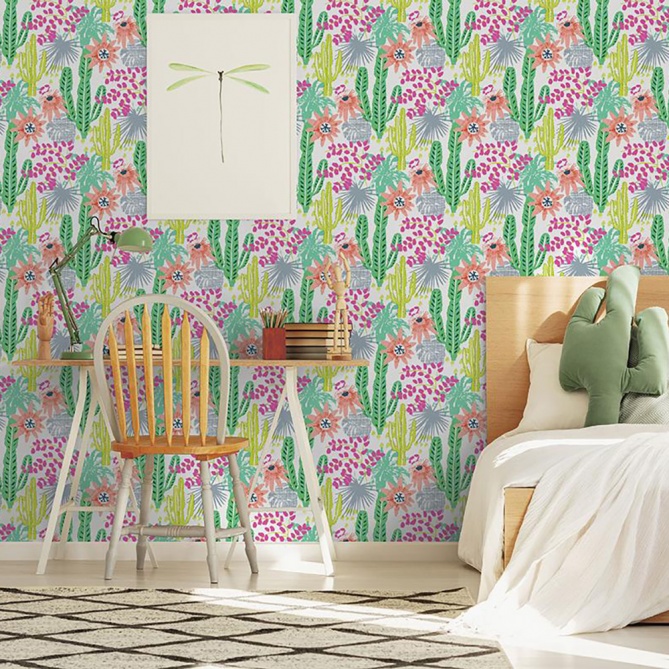Papel Pintado Flores de la pasión - EDSBERG  | MURAKE - 11509