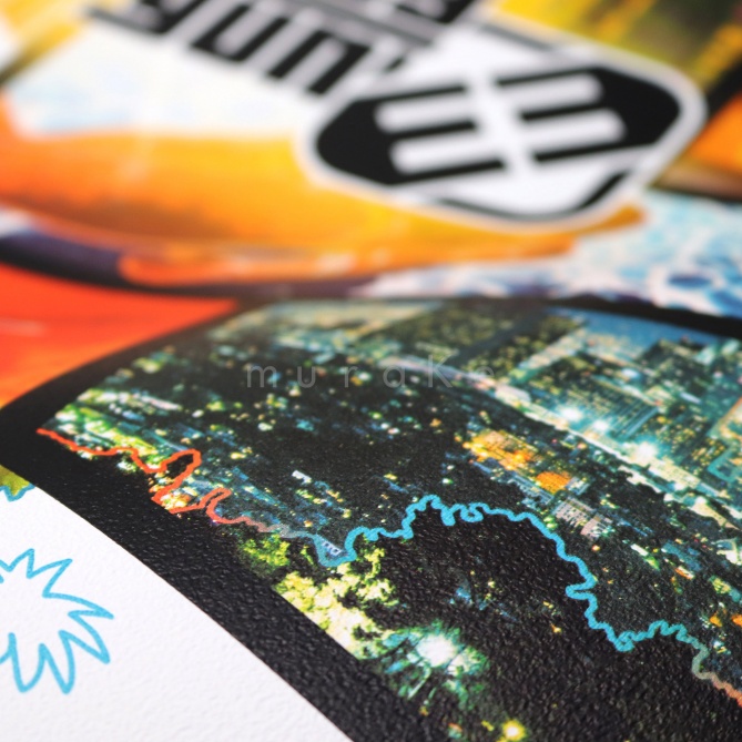 Papel Pintado Carteles USA - SALEM  | MURAKE - 11503