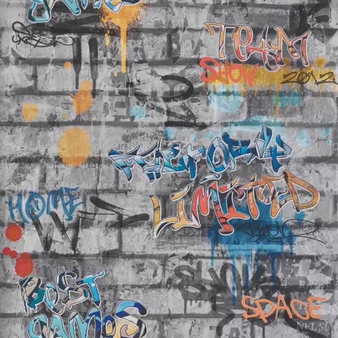 Papel Pintado Graffitis - HIRA  | MURAKE - 11546