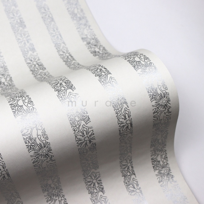 Papel Pintado Rayas florales - SENIA 04 | MURAKE - 7014-14