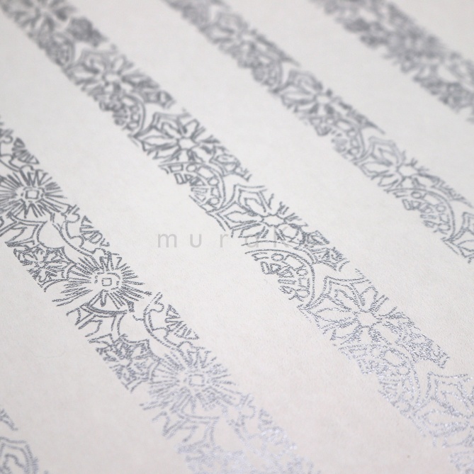 Papel Pintado Rayas florales - SENIA 04 | MURAKE - 7014-14