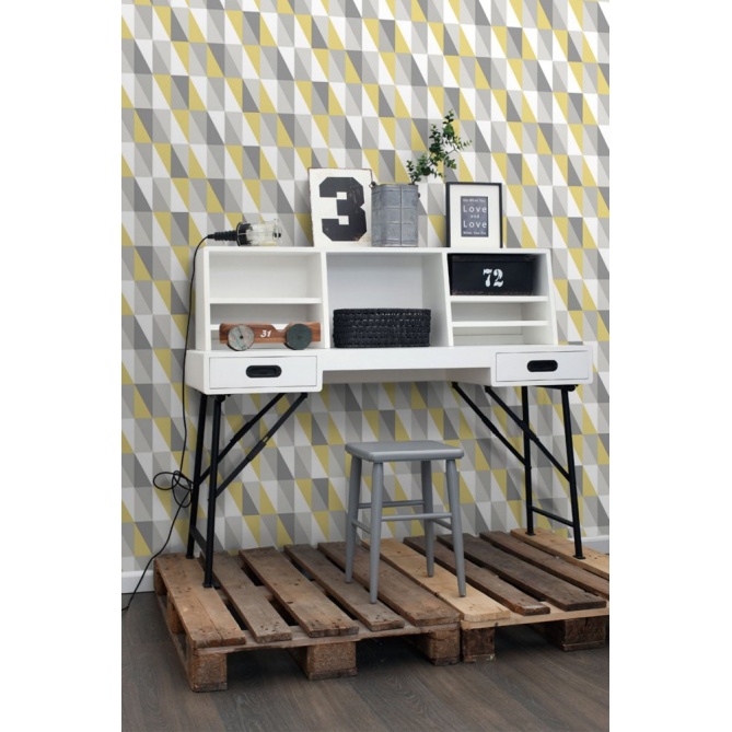 Papel Pintado Triángulos rectángulos - HENDAYA 03 | MURAKE - 7018-73