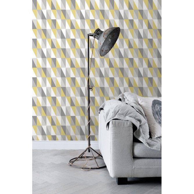 Papel Pintado Triángulos rectángulos - HENDAYA 03 | MURAKE - 7018-73