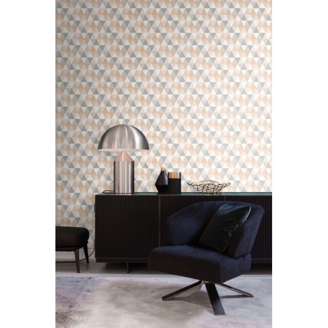 Papel Pintado Triángulos equiláteros - ROCHELLE 05 | MURAKE - 7018-85