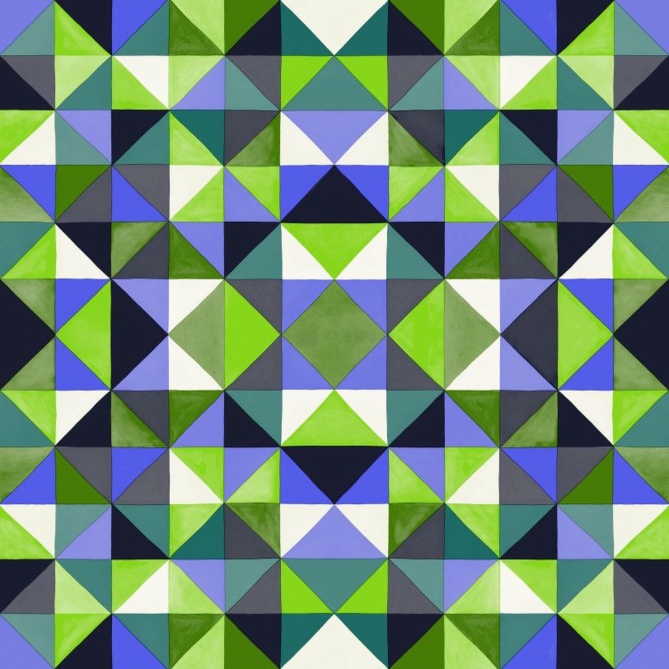 Papel Pintado Cubismo - BIARRITZ 08 | MURAKE - 7018-98