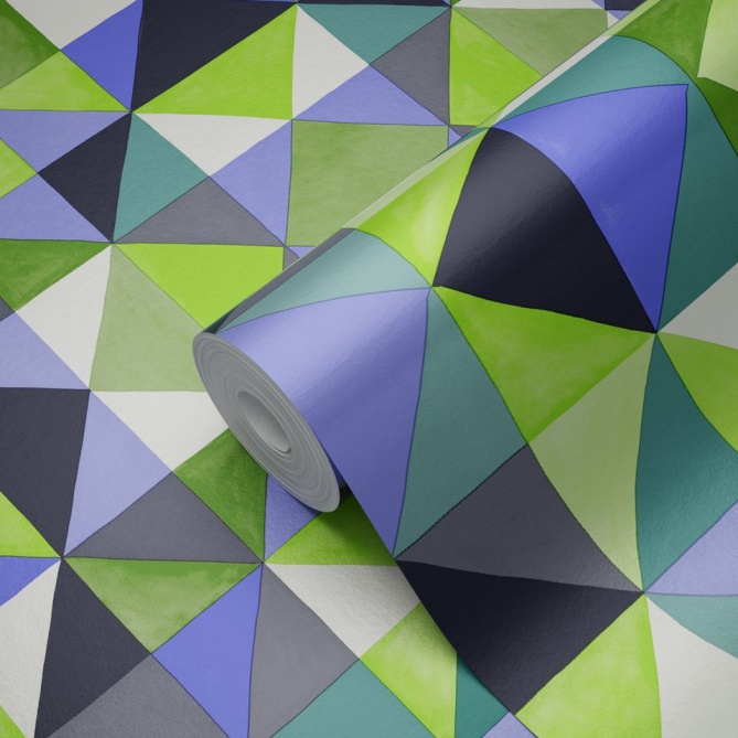 Papel Pintado Cubismo - BIARRITZ 08 | MURAKE - 7018-98