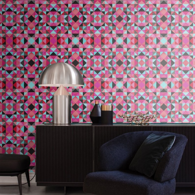 Papel Pintado Cubismo - BIARRITZ 05 | MURAKE - 7018-95