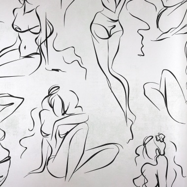 Papel Pintado Silueta cuerpos - GEORGINA 01 | MURAKE - 7031-31