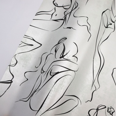 Papel Pintado Silueta cuerpos - GEORGINA 01 | MURAKE - 7031-31