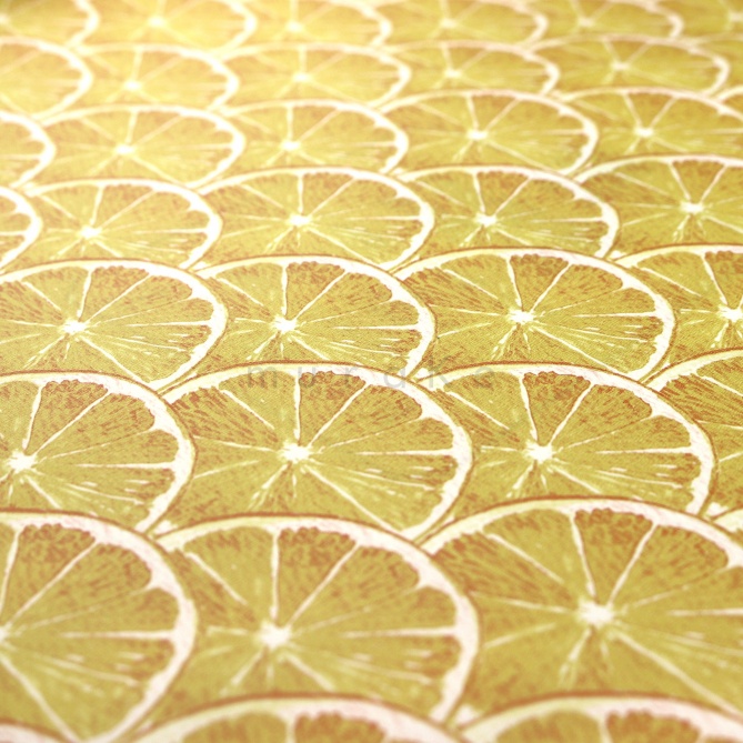 Papel Pintado Rodajas de limón - CITRY  | MURAKE - 83095