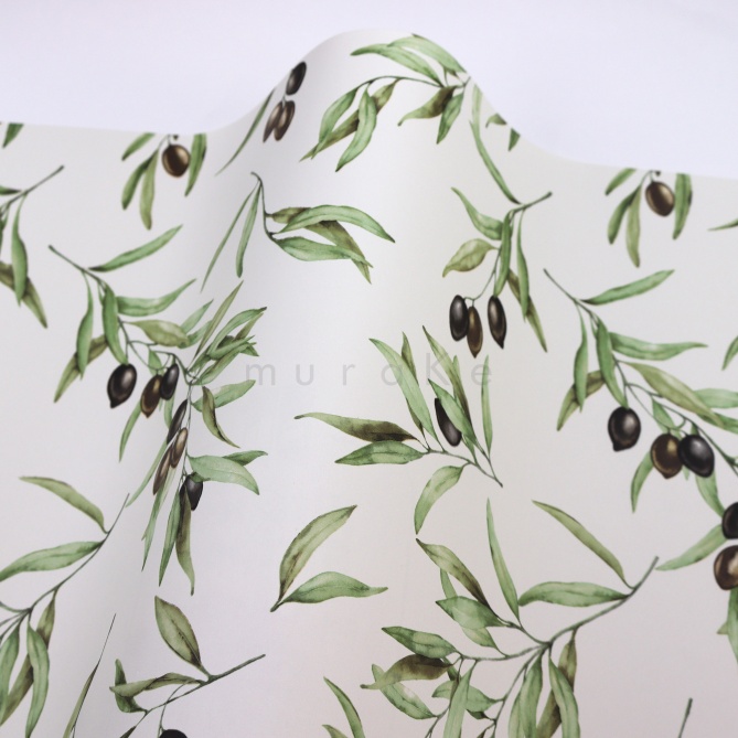 Papel Pintado Ramas de olivo - ORIWA  | MURAKE - 83111